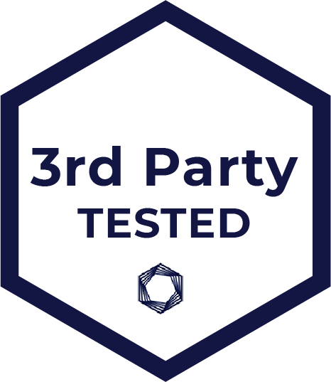 3RD PARTY TESTED